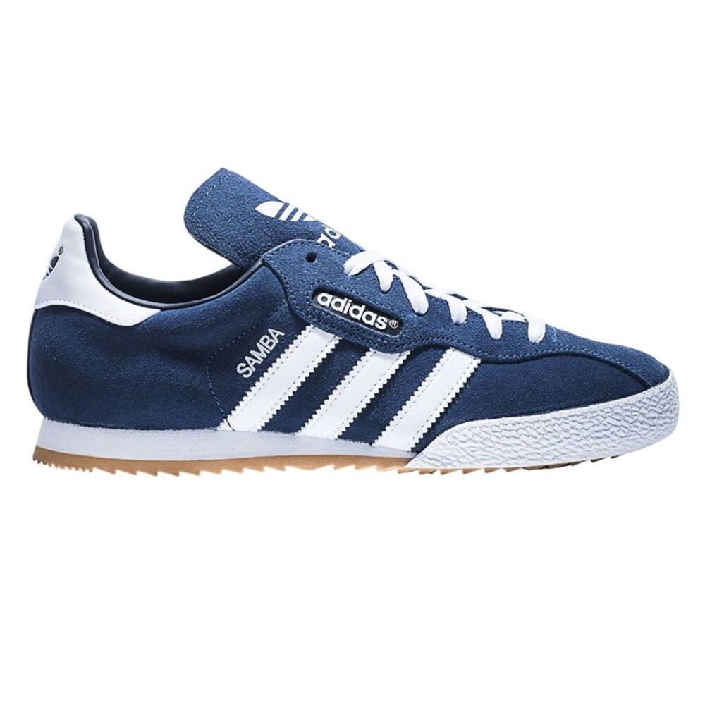 Samba Mens Samba Suede Sneakers / Navy/White